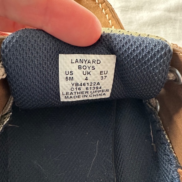 Boys Sperry Lanyard size 5 - Picture 2 of 5